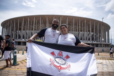 BRASILIA (DF), 01.02.2026 - SUPERCOPA DO BRASIL - FLAMENGO X CORINTHIANS - Flamengo x Corinthians ile Arena BRB 'deki Supercopa do Brasil finali için maç.