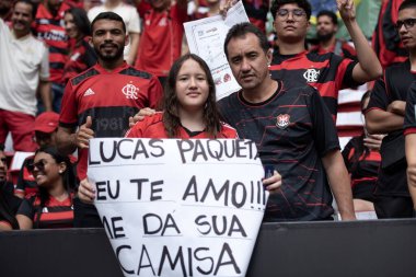 BRASILIA (DF), 01.02.2026 - SUPERCOPA DO BRASIL - FLAMENGO X CORINTHIANS - Flamengo x Corinthians ile Arena BRB 'deki Supercopa do Brasil finali için maç.
