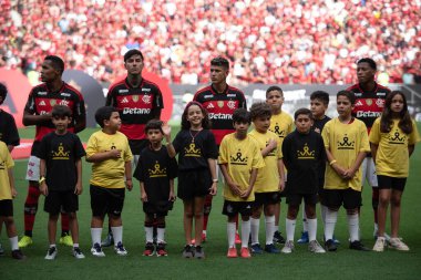 BRASILIA (DF), 01.02.2026 - SUPERCOPA DO BRASIL - FLAMENGO X CORINTHIANS - Flamengo x Corinthians ile Arena BRB 'deki Supercopa do Brasil finali için maç.