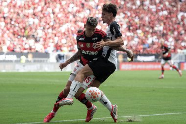 BRASILIA (DF), 01.02.2026 - SUPERCOPA DO BRASIL - FLAMENGO X CORINTHIANS - Flamengo x Corinthians ile Arena BRB 'deki Supercopa do Brasil finali için maç.