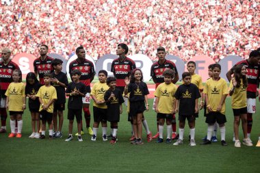 BRASILIA (DF), 01.02.2026 - SUPERCOPA DO BRASIL - FLAMENGO X CORINTHIANS - Flamengo x Corinthians ile Arena BRB 'deki Supercopa do Brasil finali için maç.