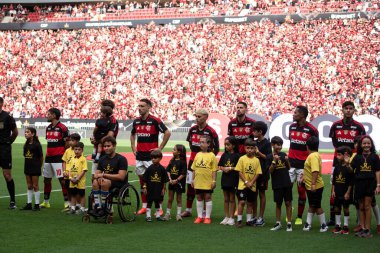 BRASILIA (DF), 01.02.2026 - SUPERCOPA DO BRASIL - FLAMENGO X CORINTHIANS - Flamengo x Corinthians ile Arena BRB 'deki Supercopa do Brasil finali için maç.