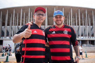 BRASILIA (DF), 01.02.2026 - SUPERCOPA DO BRASIL - FLAMENGO X CORINTHIANS - Flamengo x Corinthians ile Arena BRB 'deki Supercopa do Brasil finali için maç.