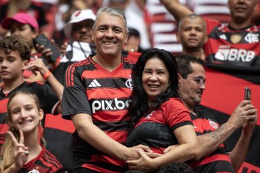 BRASILIA (DF), 01.02.2026 - SUPERCOPA DO BRASIL - FLAMENGO X CORINTHIANS - Flamengo x Corinthians ile Arena BRB 'deki Supercopa do Brasil finali için maç.