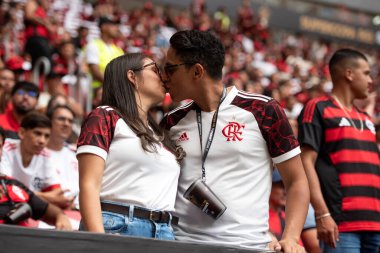 BRASILIA (DF), 01.02.2026 - SUPERCOPA DO BRASIL - FLAMENGO X CORINTHIANS - Flamengo x Corinthians ile Arena BRB 'deki Supercopa do Brasil finali için maç.