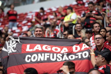 BRASILIA (DF), 01.02.2026 - SUPERCOPA DO BRASIL - FLAMENGO X CORINTHIANS - Flamengo x Corinthians ile Arena BRB 'deki Supercopa do Brasil finali için maç.