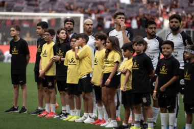 BRASILIA (DF), 01.02.2026 - SUPERCOPA DO BRASIL - FLAMENGO X CORINTHIANS - Flamengo x Corinthians ile Arena BRB 'deki Supercopa do Brasil finali için maç.