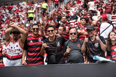 BRASILIA (DF), 01.02.2026 - SUPERCOPA DO BRASIL - FLAMENGO X CORINTHIANS - Flamengo x Corinthians ile Arena BRB 'deki Supercopa do Brasil finali için maç.