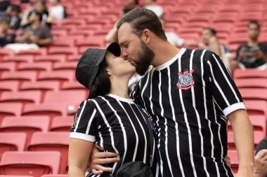 BRASILIA (DF), 01.02.2026 - SUPERCOPA DO BRASIL - FLAMENGO X CORINTHIANS - Flamengo x Corinthians ile Arena BRB 'deki Supercopa do Brasil finali için maç.