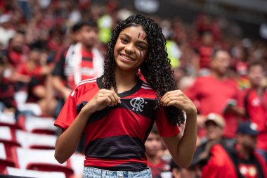 BRASILIA (DF), 01.02.2026 - SUPERCOPA DO BRASIL - FLAMENGO X CORINTHIANS - Flamengo x Corinthians ile Arena BRB 'deki Supercopa do Brasil finali için maç.
