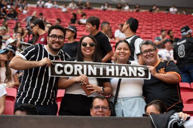 BRASILIA (DF), 01.02.2026 - SUPERCOPA DO BRASIL - FLAMENGO X CORINTHIANS - Flamengo x Corinthians ile Arena BRB 'deki Supercopa do Brasil finali için maç.