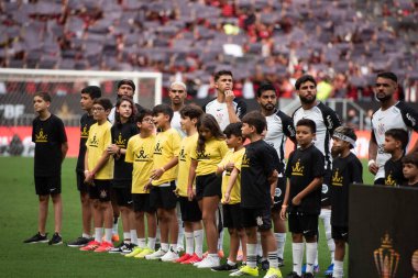 BRASILIA (DF), 01.02.2026 - SUPERCOPA DO BRASIL - FLAMENGO X CORINTHIANS - Flamengo x Corinthians ile Arena BRB 'deki Supercopa do Brasil finali için maç.