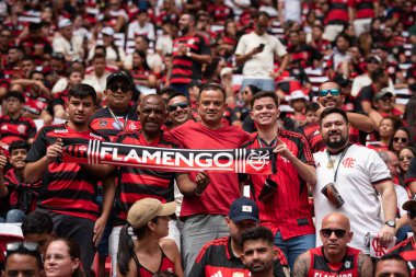 BRASILIA (DF), 01.02.2026 - SUPERCOPA DO BRASIL - FLAMENGO X CORINTHIANS - Flamengo x Corinthians ile Arena BRB 'deki Supercopa do Brasil finali için maç.
