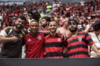 BRASILIA (DF), 01.02.2026 - SUPERCOPA DO BRASIL - FLAMENGO X CORINTHIANS - Flamengo x Corinthians ile Arena BRB 'deki Supercopa do Brasil finali için maç.