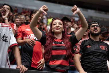 BRASILIA (DF), 01.02.2026 - SUPERCOPA DO BRASIL - FLAMENGO X CORINTHIANS - Flamengo x Corinthians ile Arena BRB 'deki Supercopa do Brasil finali için maç.