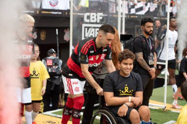 BRASILIA (DF), 01.02.2026 - SUPERCOPA DO BRASIL - FLAMENGO X CORINTHIANS - Flamengo x Corinthians ile Arena BRB 'deki Supercopa do Brasil finali için maç.