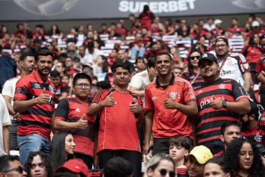 BRASILIA (DF), 01.02.2026 - SUPERCOPA DO BRASIL - FLAMENGO X CORINTHIANS - Flamengo x Corinthians ile Arena BRB 'deki Supercopa do Brasil finali için maç.