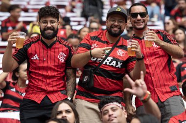 BRASILIA (DF), 01.02.2026 - SUPERCOPA DO BRASIL - FLAMENGO X CORINTHIANS - Flamengo x Corinthians ile Arena BRB 'deki Supercopa do Brasil finali için maç.