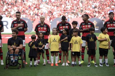 BRASILIA (DF), 01.02.2026 - SUPERCOPA DO BRASIL - FLAMENGO X CORINTHIANS - Flamengo x Corinthians ile Arena BRB 'deki Supercopa do Brasil finali için maç.