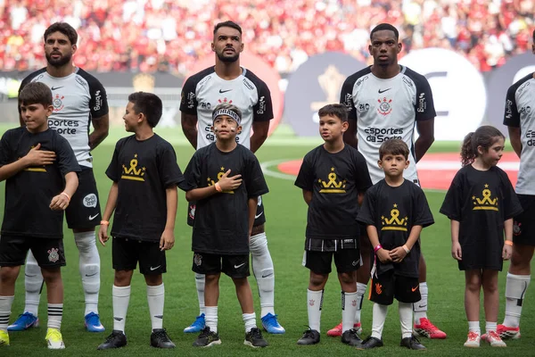 BRASILIA (DF), 01.02.2026 - SUPERCOPA DO BRASIL - FLAMENGO X CORINTHIANS - Flamengo x Corinthians ile Arena BRB 'deki Supercopa do Brasil finali için maç.