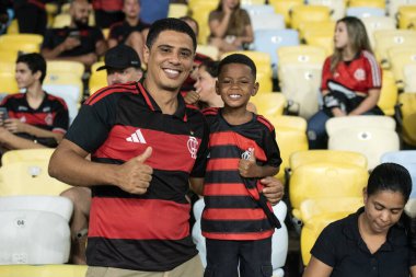 RIO DE JANEIRO, (RJ) - 07.02.2026 - CARIOCA CHAMPIONSHIP - FLAMENGO X SAMPAIO CORRA - Flamengo x Sampaio Corra ile Cumartesi gecesi Maracan 'da oynanan Carioca Şampiyonası maçı (07)).