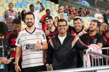 RIO DE JANEIRO, (RJ) - 07.02.2026 - CARIOCA CHAMPIONSHIP - FLAMENGO X SAMPAIO CORRA - Flamengo x Sampaio Corra ile Cumartesi gecesi Maracan 'da oynanan Carioca Şampiyonası maçı (07)).