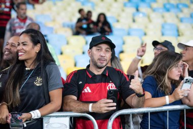 RIO DE JANEIRO, (RJ) - 07.02.2026 - CARIOCA CHAMPIONSHIP - FLAMENGO X SAMPAIO CORRA - Flamengo x Sampaio Corra ile Cumartesi gecesi Maracan 'da oynanan Carioca Şampiyonası maçı (07)).