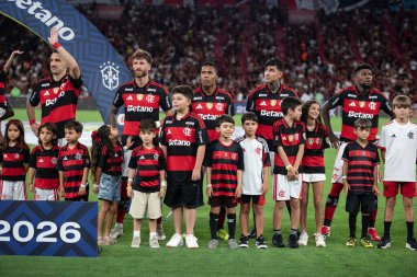 RIO DE JANEIRO (RJ) - 04.02.2026 - BRAZILIAN CHAMPIONSHIP - FLAMENGO X INTERNACIONAL - Flamengo x Internacional maçı bu Çarşamba Maracan Şampiyonası için Maracan 'da (4)).