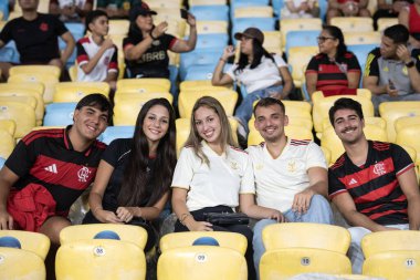 RIO DE JANEIRO, (RJ) - 07.02.2026 - CARIOCA CHAMPIONSHIP - FLAMENGO X SAMPAIO CORRA - Flamengo x Sampaio Corra ile Cumartesi gecesi Maracan 'da oynanan Carioca Şampiyonası maçı (07)).