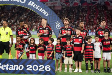 RIO DE JANEIRO (RJ) - 04.02.2026 - BRAZILIAN CHAMPIONSHIP - FLAMENGO X INTERNACIONAL - Flamengo x Internacional maçı bu Çarşamba Maracan Şampiyonası için Maracan 'da (4)).