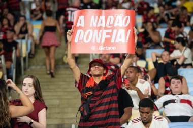 RIO DE JANEIRO (RJ) - 04.02.2026 - BRAZILIAN CHAMPIONSHIP - FLAMENGO X INTERNACIONAL - Flamengo x Internacional maçı bu Çarşamba Maracan Şampiyonası için Maracan 'da (4)).