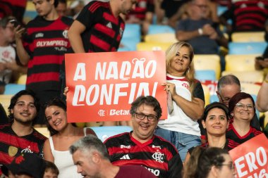 RIO DE JANEIRO (RJ) - 04.02.2026 - BRAZILIAN CHAMPIONSHIP - FLAMENGO X INTERNACIONAL - Flamengo x Internacional maçı bu Çarşamba Maracan Şampiyonası için Maracan 'da (4)).