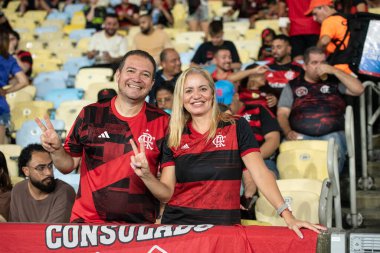 RIO DE JANEIRO, (RJ) - 07.02.2026 - CARIOCA CHAMPIONSHIP - FLAMENGO X SAMPAIO CORRA - Flamengo x Sampaio Corra ile Cumartesi gecesi Maracan 'da oynanan Carioca Şampiyonası maçı (07)).