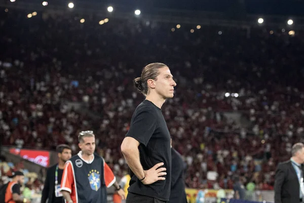 RIO DE JANEIRO (RJ) - 04.02.2026 - BRAZILIAN CHAMPIONSHIP - FLAMENGO X INTERNACIONAL - Flamengo teknik direktörü Filipe Luis arasında bu Çarşamba Maracan 'da oynanan maçta (4)).