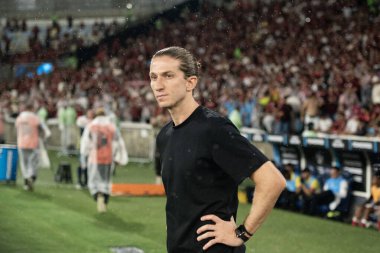 Rio de Janeiro, Brasil - 26 Şubat 2026: Flamengo x Lanus, Maracana Stadyumu. Recopa final 2026.