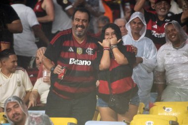 Rio de Janeiro, Brasil - 26 Şubat 2026: Flamengo x Lanus, Maracana Stadyumu. Recopa final 2026.