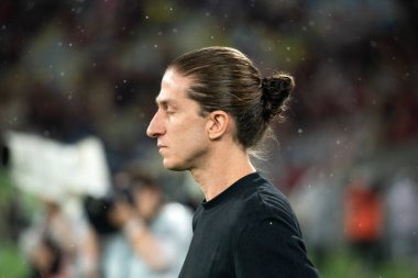 Rio de Janeiro, Brasil - 26 Şubat 2026: Flamengo x Lanus, Maracana Stadyumu. Recopa final 2026.