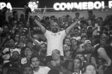 Rio de Janeiro, Brasil - 26 Şubat 2026: Flamengo x Lanus, Maracana Stadyumu. Recopa final 2026.