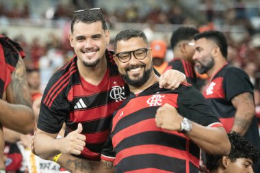 Rio de Janeiro, Brasil - 26 Şubat 2026: Flamengo x Lanus, Maracana Stadyumu. Recopa final 2026.