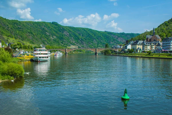 Cochem Pequeño Pueblo Pintoresco Río Mosela Renania Palatinado Alemania —  Fotos de Stock