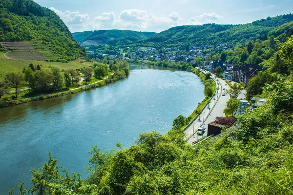 Cochem Pequeño Pueblo Pintoresco Río Mosela Renania Palatinado Alemania —  Fotos de Stock