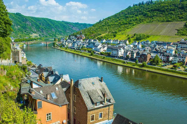 Cochem Small Picturesque Town Moselle River Rhineland Palatinate Germany — Stock Photo, Image