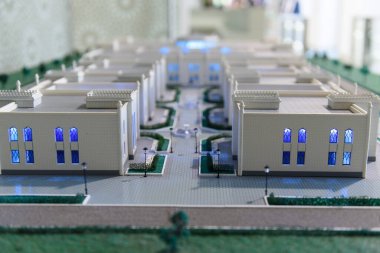 Bolgar, Rusya, 21 Ekim 2019: İslam Akademisinin mimari modeli 