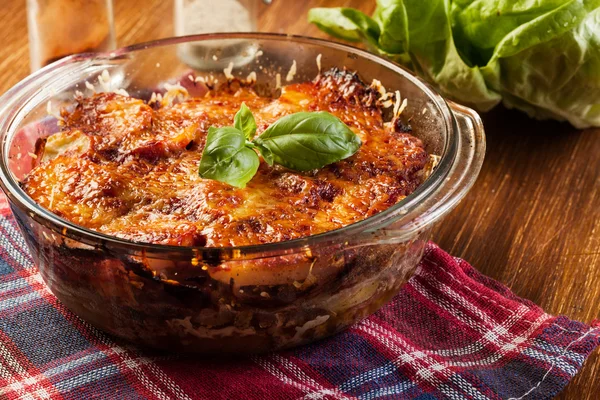 Potato and meat casserole — Stock Photo, Image