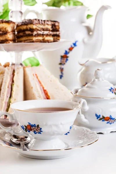 Afternoon tea set — Stock Photo, Image
