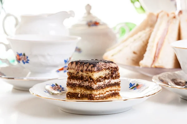 Afternoon tea set — Stock Photo, Image