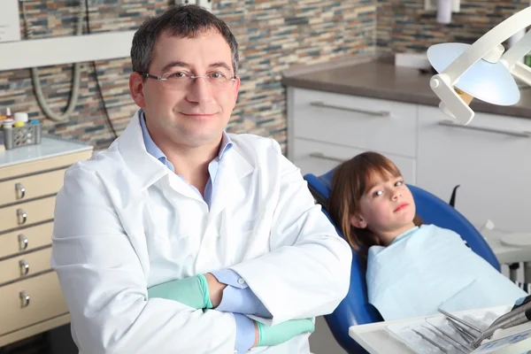Executive dentist sitting — Stock Photo, Image