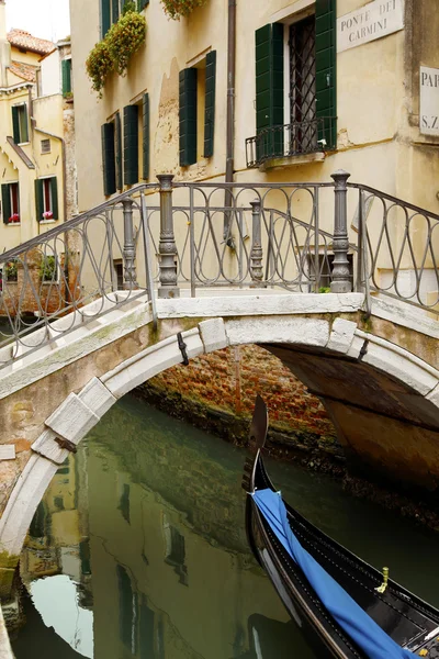 Gondola on the Venetian Lagoon — Stock Photo, Image