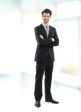 ofiste ayakta executive iş adamı