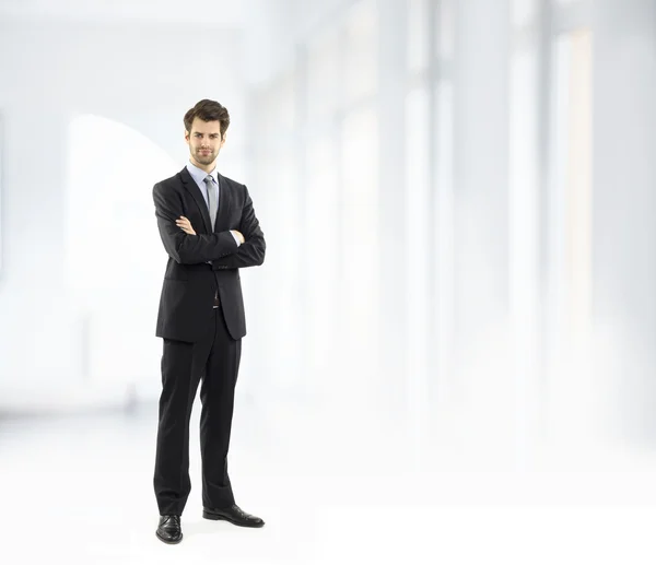 Executive businessman standing at office — Stock Photo, Image